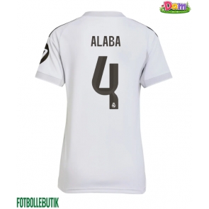 Real Madrid David Alaba #4 Hemmatröja Kvinnor 2025-26 Kortärmad